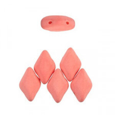 Matubo GemDuo Beads 8x5mm Bondeli - Matt coral